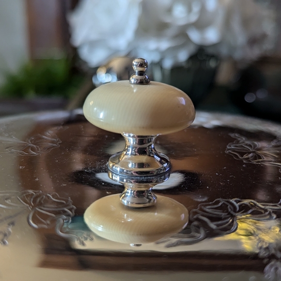 Art Deco Silver plated serving dish - Picture 5 of 7